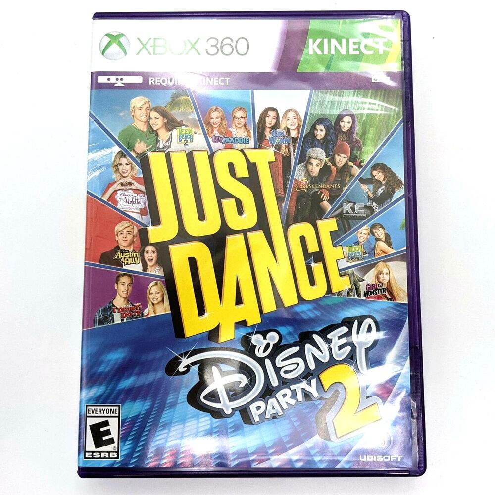 Just Dance Disney Party 2 Kinect XBox 360 Complete in Case Ubisoft 2015